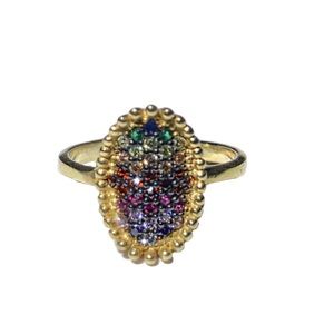 Amy Shehab vintage rainbow ring
